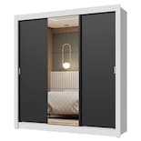 Ropero Closet Madesa 3 Puertas 1 Espejo Bn