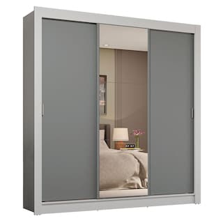 Foto 1 | Ropero Closet Madesa 3 Puertas 1 Espejo Bg 02