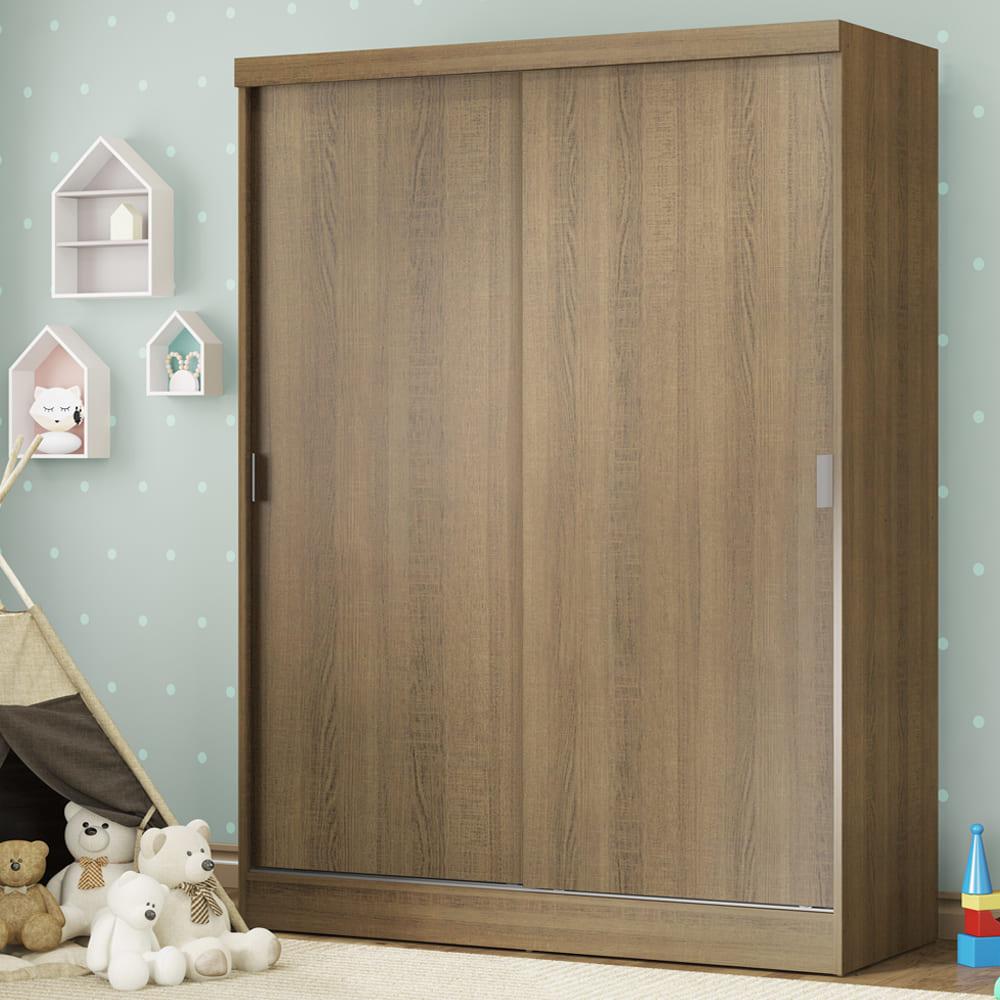 Foto 2 | Ropero Madesa Luke 2 Puertas Correderas De Madera Marrón
