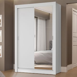 Foto 2 | Ropero Closet Madesa Vivare 2 Puertas 1 Espejo Bb