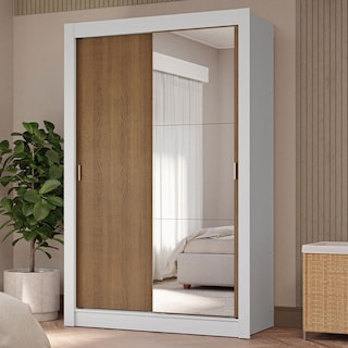 Foto 2 | Ropero Closet Madesa Vivare Plus 2 Puertas 1 Espejo Bm
