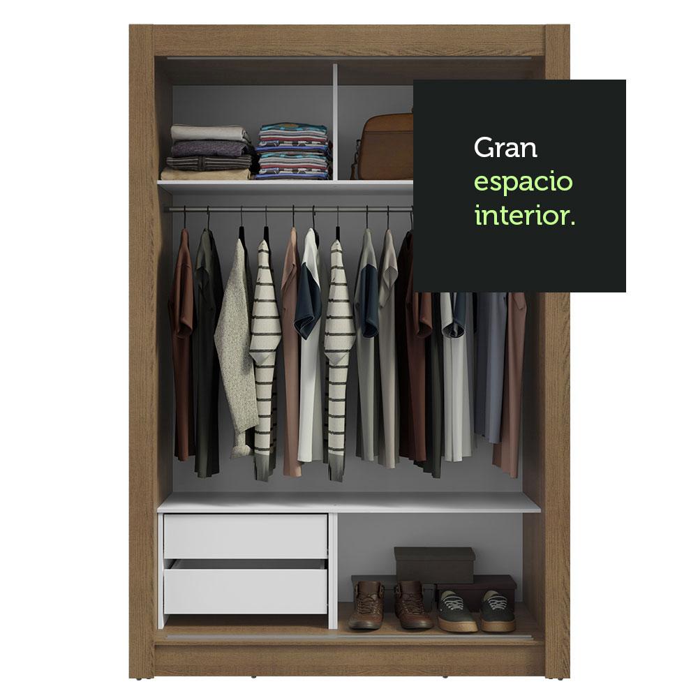 Foto 8 | Ropero Closet Madesa Vivare 2 Puertas 1 Espejo Mn