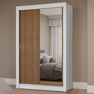 Foto 2 | Ropero Closet Madesa Milano 2 Puertas 1 Espejo Bm