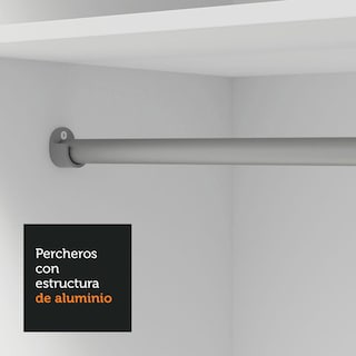 Foto 7 | Ropero Closet Madesa Vivare Plus 2 Puertas Bb