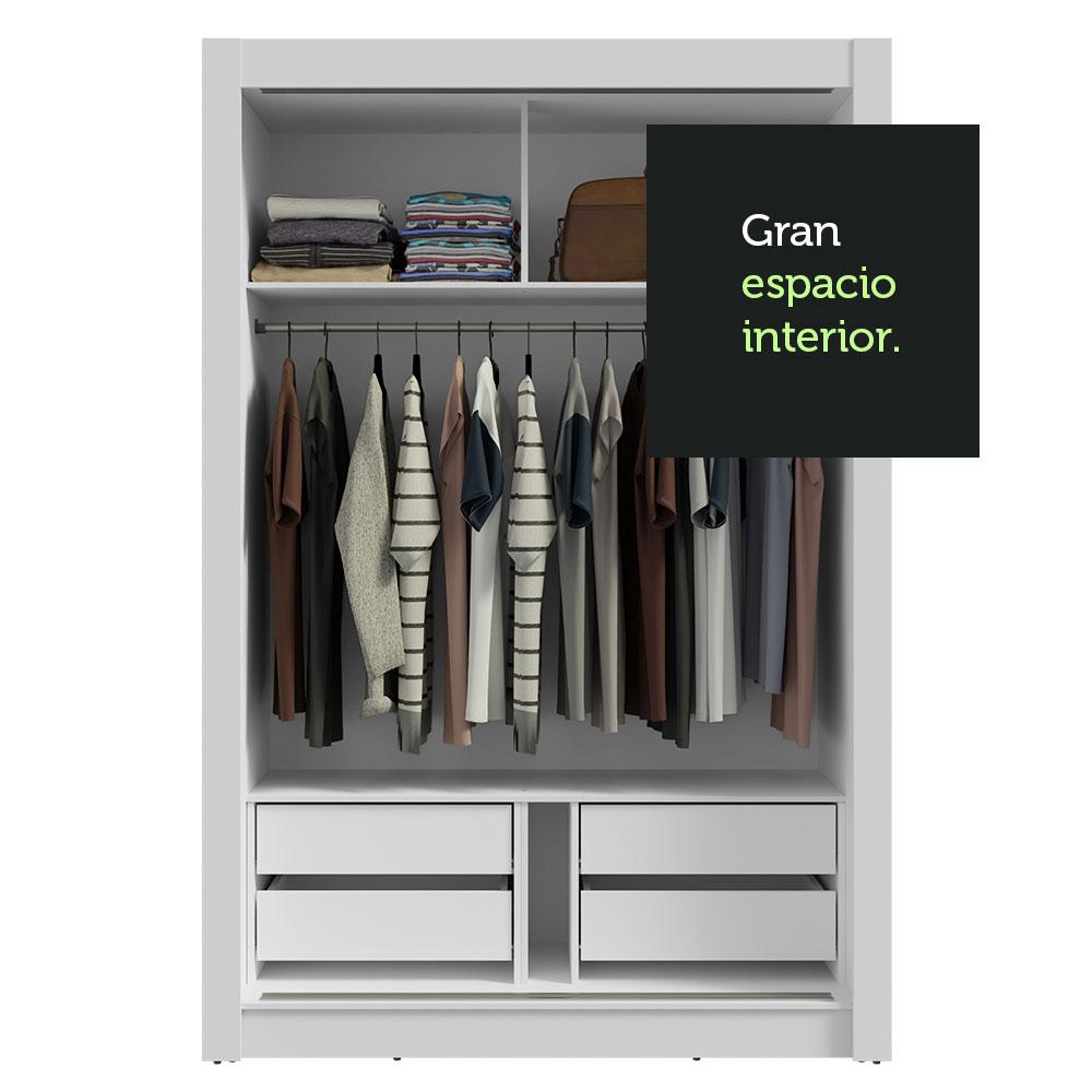 Foto 9 pulgar | Ropero Closet Madesa Vivare Plus 2 Puertas Bm