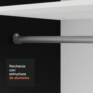 Foto 7 | Ropero Closet Madesa Vivare Plus 2 Puertas Nn