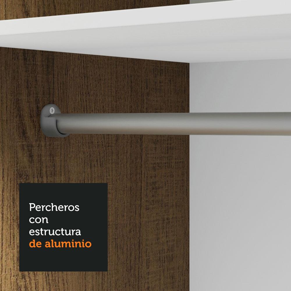 Foto 7 | Ropero Closet Madesa Vivare Plus 2 Puertas Mn