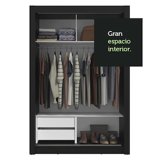 Foto 8 | Ropero Closet Madesa Vivare 2 Puertas Nm