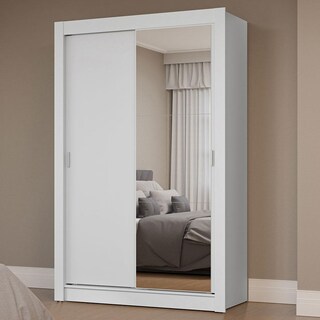 Foto 2 | Ropero Closet Madesa Milano 2 Puertas 1 Espejo Bb