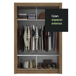 Foto 8 | Ropero Closet Madesa Milano 2 Puertas Mm