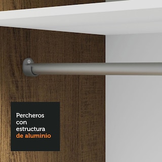 Foto 7 | Ropero Closet Madesa Vivare Plus 2 Puertas Mb