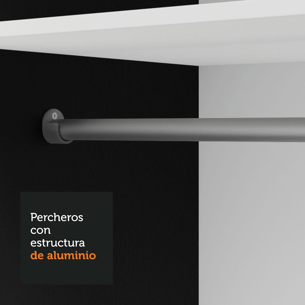 Foto 7 | Ropero Closet Madesa Vivare Plus 2 Puertas Nm