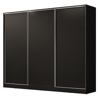 Foto 1 | Ropero Closet Madesa Royale 3 Puertas Negro