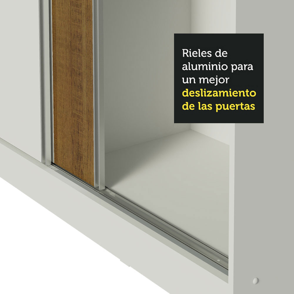 Foto 7 | Ropero Closet Madesa Royale 3 Puertas B/m Cp