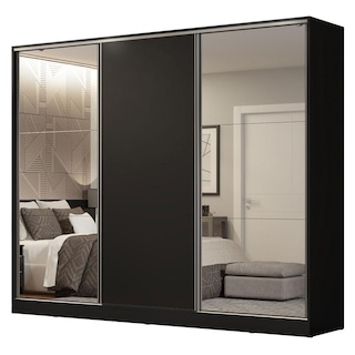 Foto 1 | Ropero Closet Madesa Royale 3 Puertas 2 Espejo N