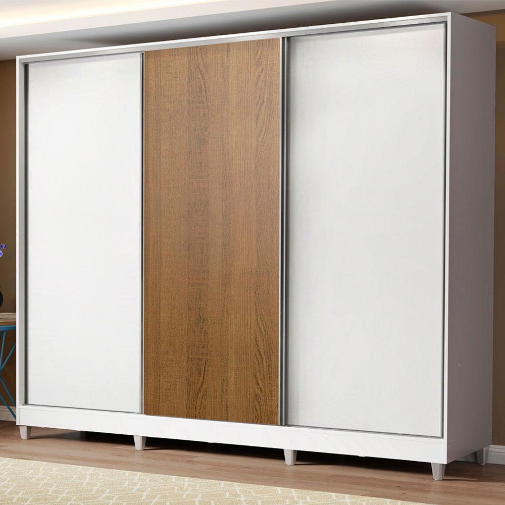 Foto 3 pulgar | Ropero Closet Madesa Royale 3 Puertas B/m/b Cp