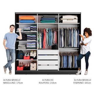Foto 4 | Guarda Ropa Madesa Royale 3 Puertas 1 Espejo N