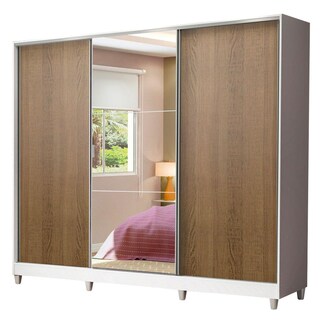 Foto 1 | Ropero Closet Madesa Royale 3 Puertas 1 Espejo B/m Cp