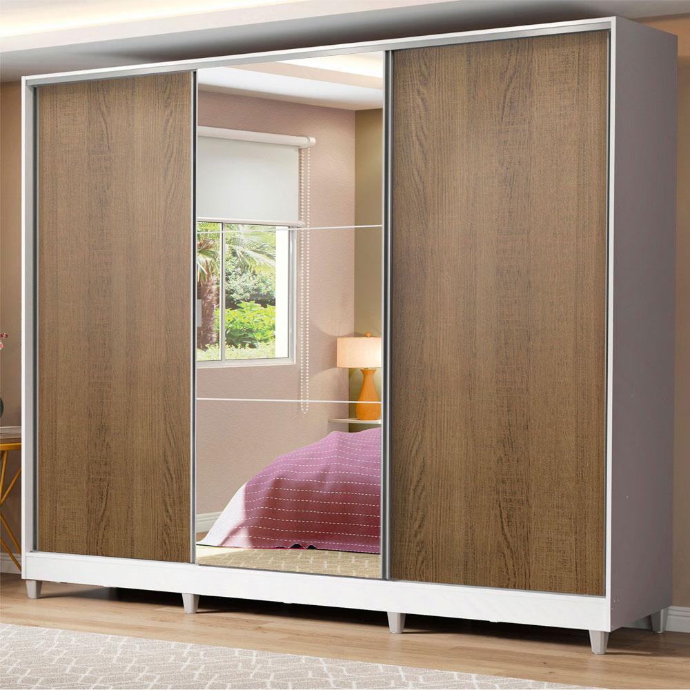 Foto 2 | Ropero Closet Madesa Royale 3 Puertas 1 Espejo B/m Cp