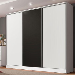 Foto 2 | Ropero Closet Madesa Royale 3 Puertas B/n Cp