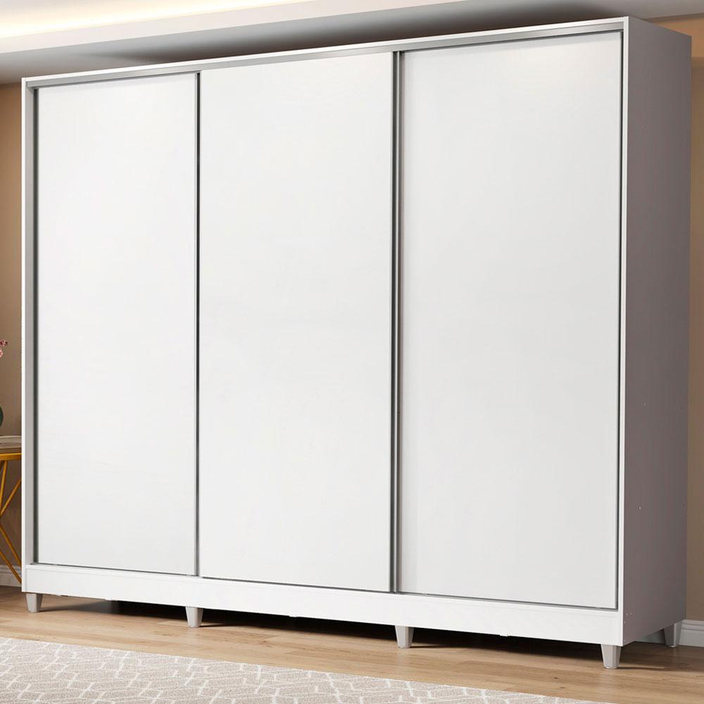 Foto 2 | Ropero Closet Madesa Royale 3 Puertas Blanco Cp