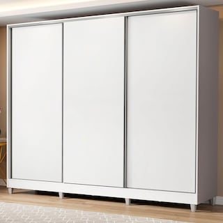 Foto 2 | Ropero Closet Madesa Royale 3 Puertas Blanco Cp