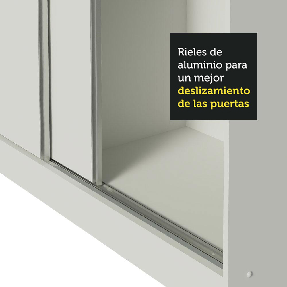 Foto 9 pulgar | Ropero Closet Madesa Royale 3 Puertas Blanco Cp