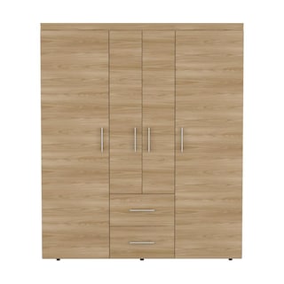 Foto 5 | Closet Bariloche Bombay Eco, Fresno Europeo Y Wengue , Pequeño Con Variedad De Entrepaños Y Cuatro Puertas Abatibles
