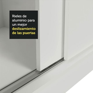 Foto 8 | Ropero Closet Madesa 2 Puertas 2 Espejos Bb 04