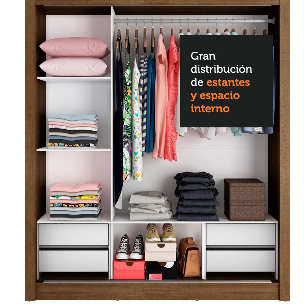 Foto 8 pulgar | Ropero Closet Madesa 3 Puertas 1 Mb 03