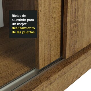 Foto 8 | Closet Madesa Marrón con 2 Puertas