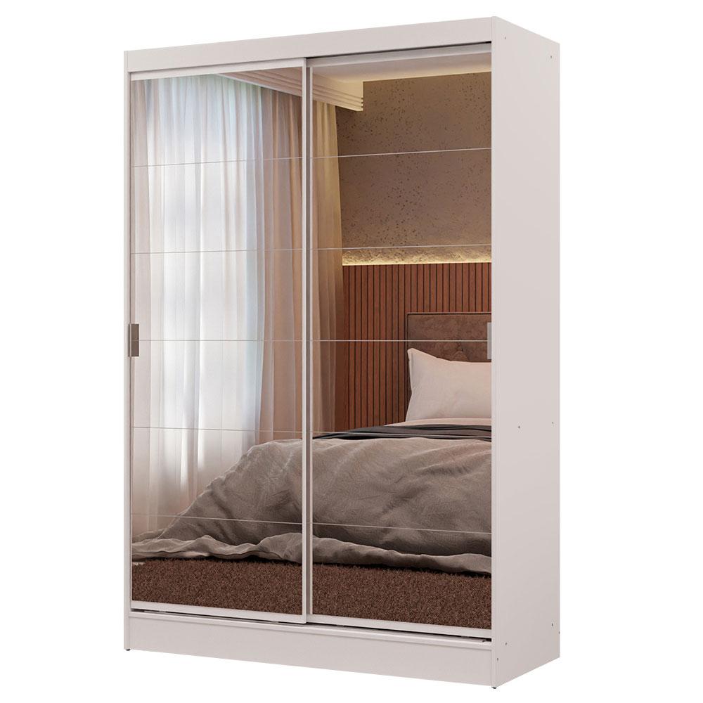 Foto 2 pulgar | Closet Madesa Blanco con 2 Puertas