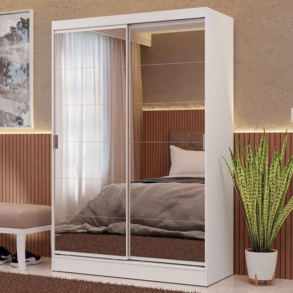 Foto 2 | Closet Madesa Blanco con 2 Puertas