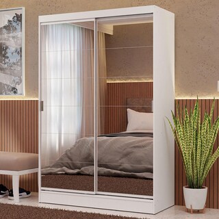 Foto 2 | Closet Madesa Blanco con 2 Puertas