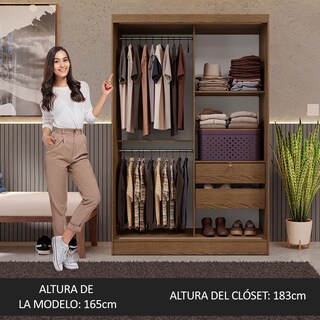 Foto 4 | Closet Madesa Marrón