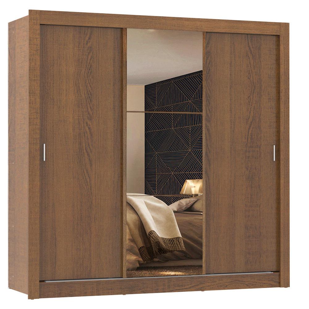 Foto 1 | Ropero Closet Madesa Mônaco 3 Puertas 1 Espejo Mm