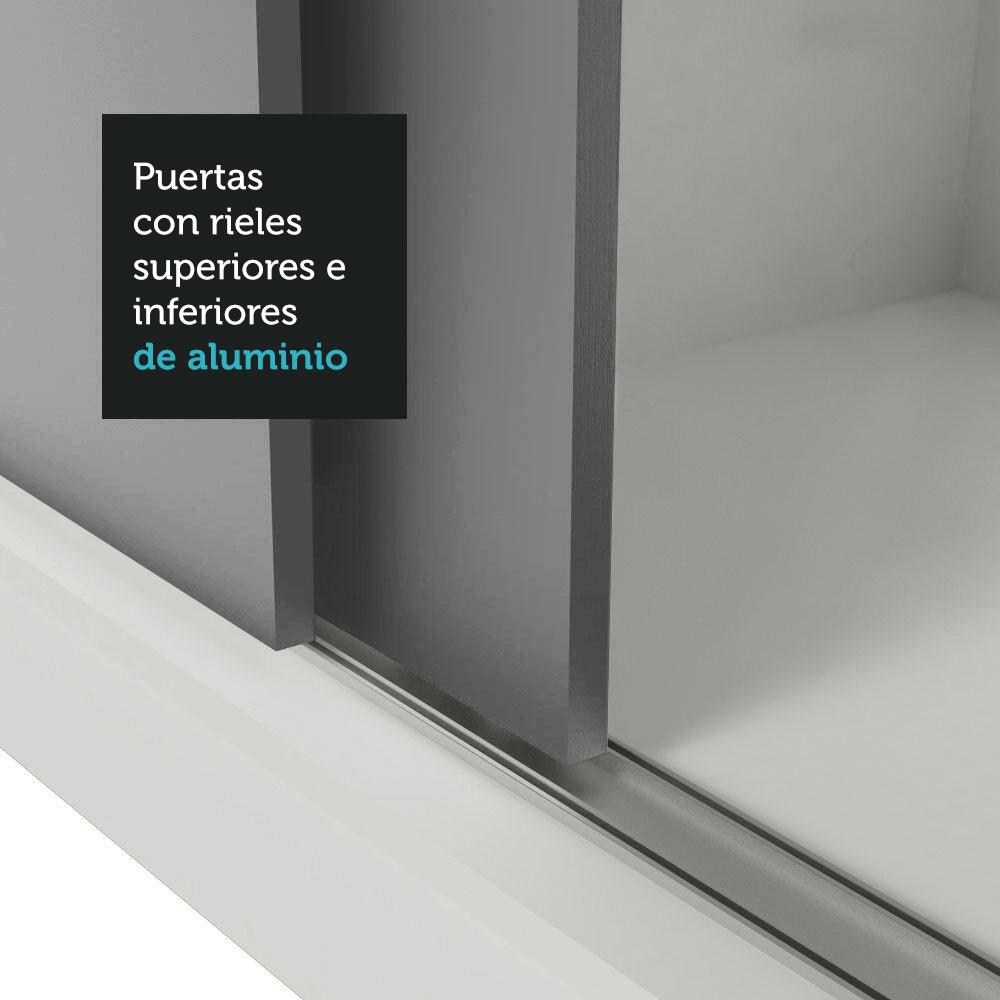 Foto 8 | Ropero Closet Madesa Mônaco 3 Puertas 2 Espejos Bg