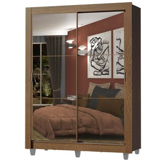 Foto 1 | Ropero Closet Madesa Dallas 2 Puertas 2 Espejos Y Pies Mm 2