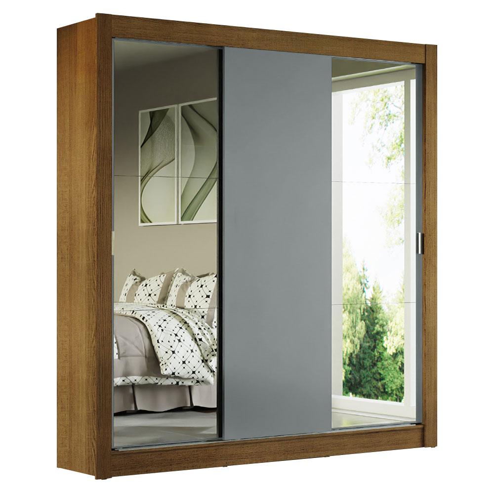 Foto 1 | Ropero Closet Madesa Mônaco 3 Puertas 2 Espejos Mg