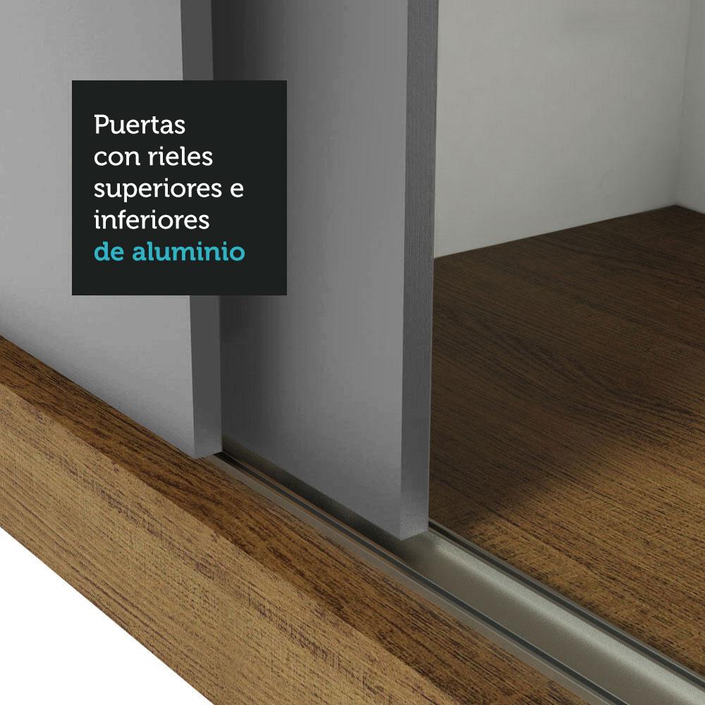 Foto 8 | Ropero Closet Madesa Mônaco 3 Puertas 2 Espejos Mg