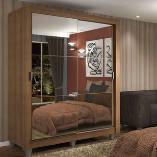 Foto 2 | Ropero Closet Madesa Dallas 2 Puertas 2 Espejos Y Pies Mm 3