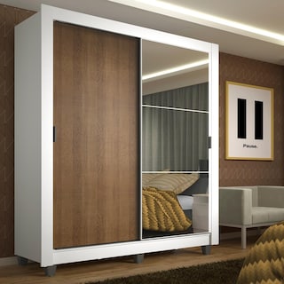 Foto 2 | Ropero Closet Madesa Denver 2 Puertas Con 1 Espejo Bm 03