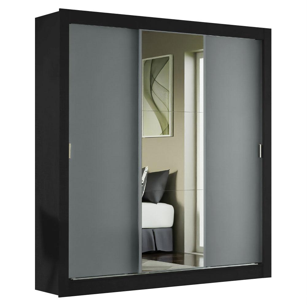 Foto 2 pulgar | Ropero Closet Madesa Mônaco 3 Puertas 1 Espejo Ng