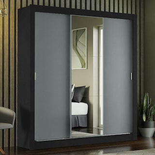 Foto 2 | Ropero Closet Madesa Mônaco 3 Puertas 1 Espejo Ng