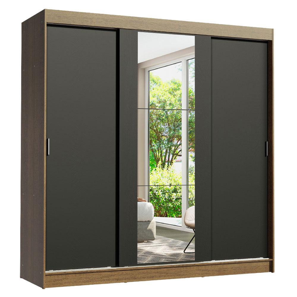 Ropero Closet Madesa 3 Puertas 1 Espejo Mn 03