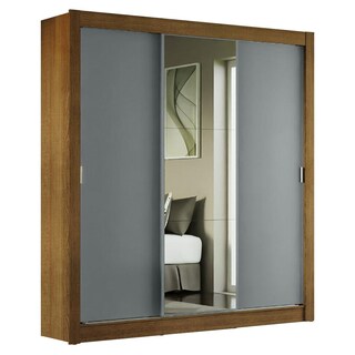 Foto 1 | Ropero Closet Madesa Mônaco 3 Puertas 1 Espejo Mg