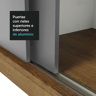 Foto 8 | Ropero Closet Madesa Mônaco 3 Puertas 1 Espejo Mg
