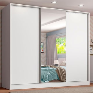 Foto 2 | Ropero Closet Madesa Royale 3 Puertas 1 Espejo