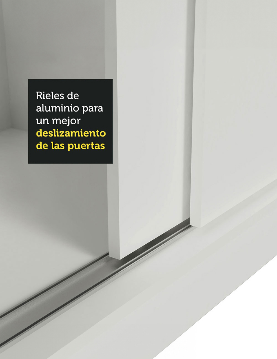 Foto 8 | Ropero Closet Madesa Royale 3 Puertas 1 Espejo