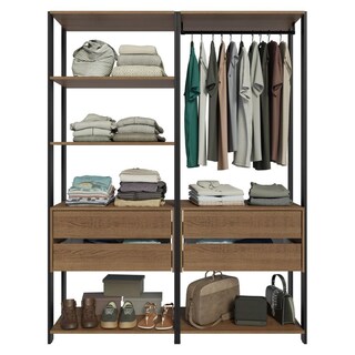 Foto 6 | Ropero Closet Guardarropas Madesa Valencia 140cm Mn